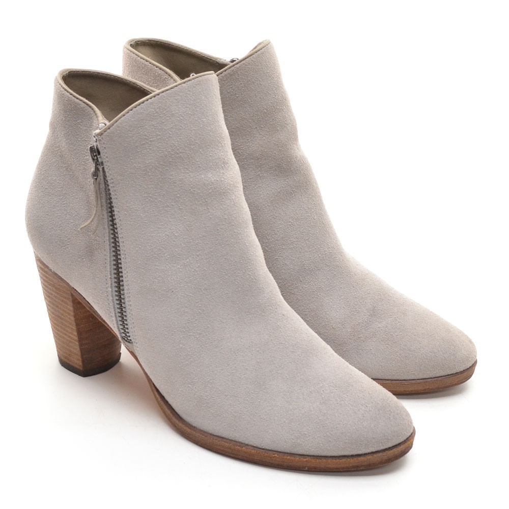 Cole Haan Hayes Ironstone Double Zip Ankle Boots 8.5 B